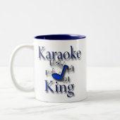 Tasse 2 Couleurs Roi de karaoke (Gauche)