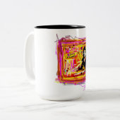 Tasse 2 Couleurs Roi de la Pop (Devant gauche)