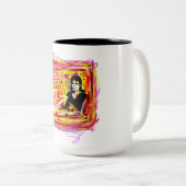 Tasse 2 Couleurs Roi de la Pop (Devant droit)
