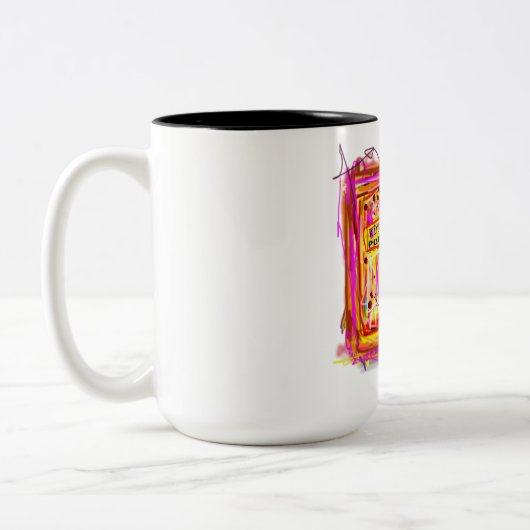 Tasse 2 Couleurs Roi de la Pop (Gauche)