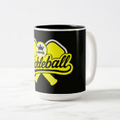 Tasse 2 Couleurs Roi de Pickleball Champion (Devant droit)