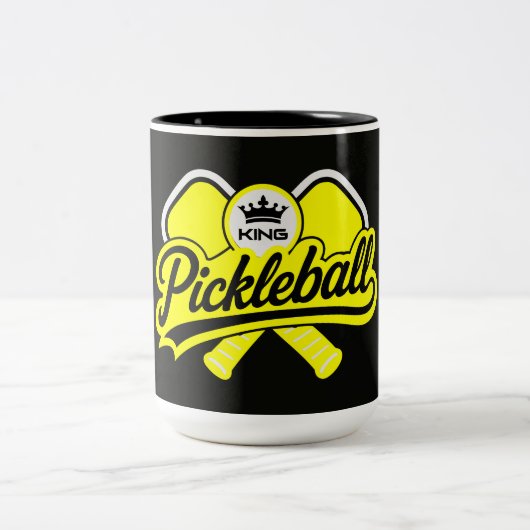 Tasse 2 Couleurs Roi de Pickleball Champion (Centre)