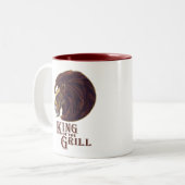 Tasse 2 Couleurs Roi du Grill (Devant gauche)