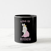 Tasse 2 Couleurs Roi Lapin De Mignité (Centre)