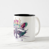 Tasse 2 Couleurs Roi Mapache #Taza (Devant droit)
