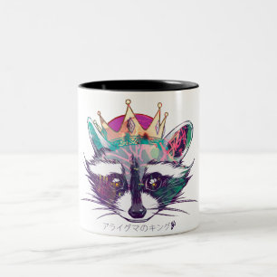 Tasse 2 Couleurs Roi Mapache #Taza