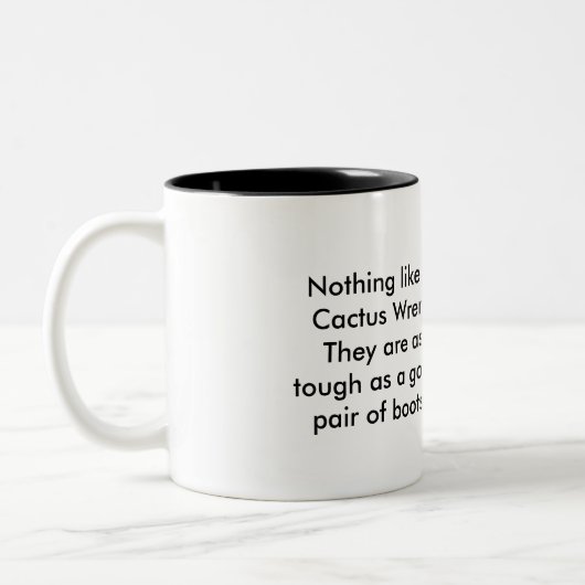 Tasse 2 Couleurs Roitelet de cactus (Gauche)