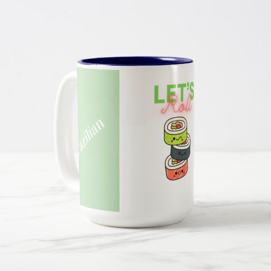 Tasse 2 Couleurs Roll ! (Devant gauche)