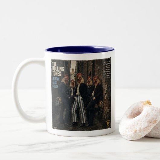 Tasse 2 Couleurs Rolling Tones : une parodie (Avec donut)