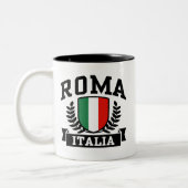 Tasse 2 Couleurs Roma Italia (Gauche)