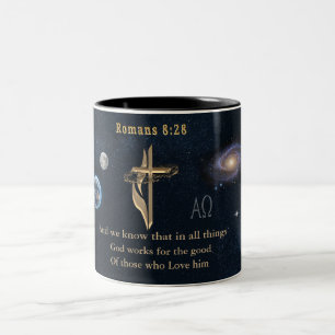 Tasse 2 Couleurs Romains 8:28