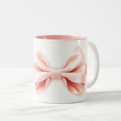 Tasse 2 Couleurs Romantic Coquette Cherub Valentine's Day (Devant droit)