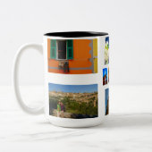 Tasse 2 Couleurs Rome Italie 6 Photos Vacances Collage (Gauche)