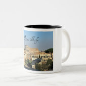 Tasse 2 Couleurs Rome, Italie - Colisée (Devant droit)