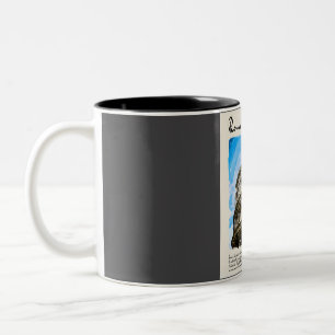 Tasse 2 Couleurs Rome Vintage Watercolor Travel