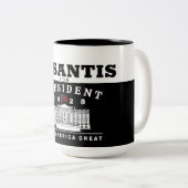 TASSE 2 COULEURS RON DESANTIS 2028 (Devant droit)