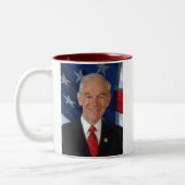 Tasse 2 Couleurs Ron Paul (Gauche)