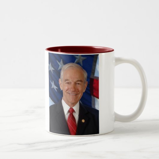 Tasse 2 Couleurs Ron Paul (Droit)