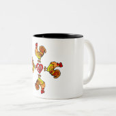 Tasse 2 Couleurs Rooster (Devant droit)