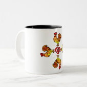 Tasse 2 Couleurs Rooster (Devant gauche)