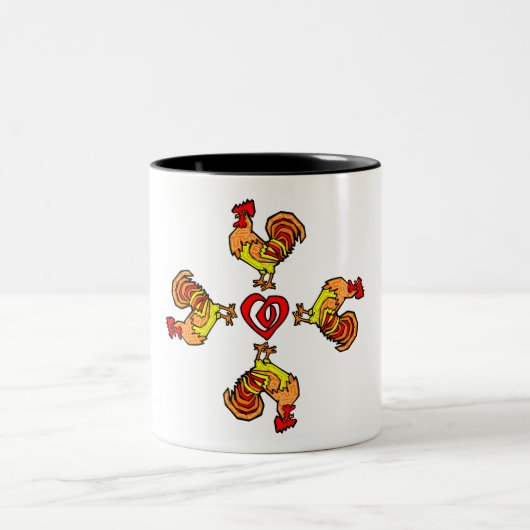 Tasse 2 Couleurs Rooster (Centre)