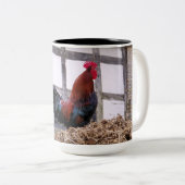 TASSE 2 COULEURS ROOSTER (Devant droit)