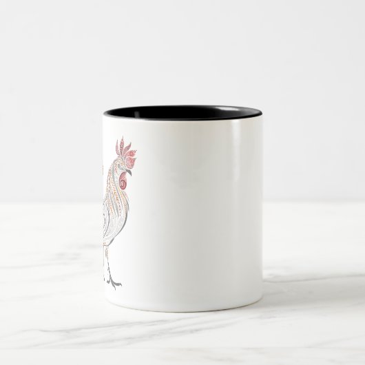Tasse 2 Couleurs Rooster de Boho (Centre)