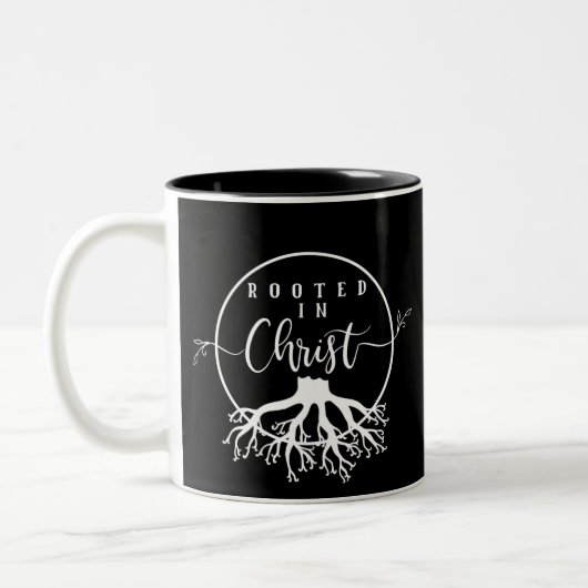 Tasse 2 Couleurs Rooted in Christ (Gauche)