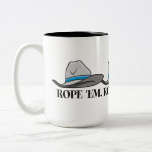 Tasse 2 Couleurs Rope 'Em Western Rodeo