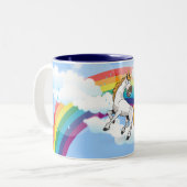 Tasse 2 Couleurs Rory la licorne (Devant gauche)
