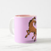 Tasse 2 Couleurs Rory le cheval (Devant gauche)