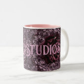 Tasse 2 Couleurs Rosace Mandala  (Devant droit)