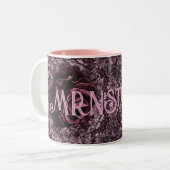 Tasse 2 Couleurs Rosace Mandala  (Devant gauche)