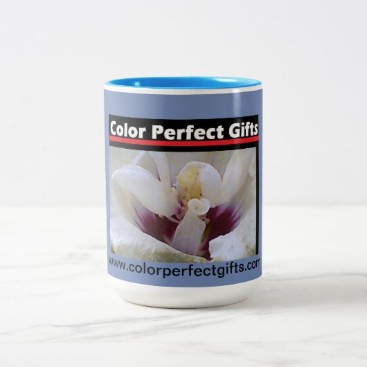 Tasse 2 Couleurs Rose blanche (Centre)