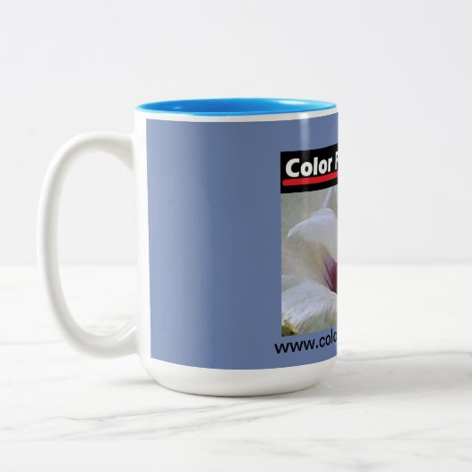 Tasse 2 Couleurs Rose blanche (Gauche)