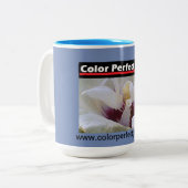 Tasse 2 Couleurs Rose blanche (Devant gauche)