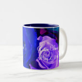 Tasse 2 Couleurs Rose bleu violet (Devant droit)