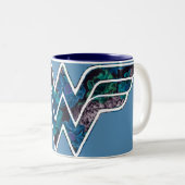 Tasse 2 Couleurs Rose bleu WW (Devant droit)