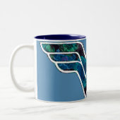 Tasse 2 Couleurs Rose bleu WW (Gauche)