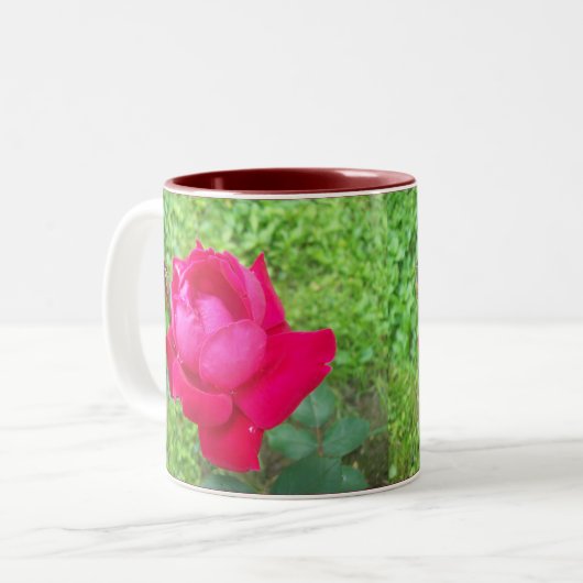 Tasse 2 Couleurs Rose dans Bloom (Devant gauche)