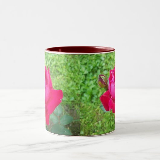 Tasse 2 Couleurs Rose dans Bloom (Centre)