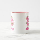 Tasse 2 Couleurs Rose de cadeau de Grammy (Centre)