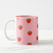 Tasse 2 Couleurs Rose de fraises (Gauche)