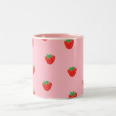 Tasse 2 Couleurs Rose de fraises (Centre)
