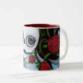 Tasse 2 Couleurs Rose de la mer (Devant droit)