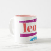 Tasse 2 Couleurs Rose de Lion (Devant gauche)
