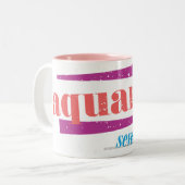 Tasse 2 Couleurs Rose de Verseau (Devant gauche)