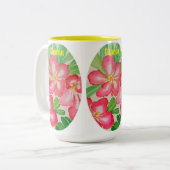 Tasse 2 Couleurs Rose du désert de Cancún (Devant gauche)