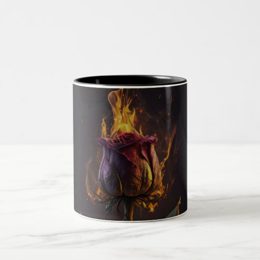 Tasse 2 Couleurs rose en feu (Centre)