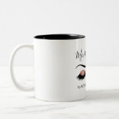 Tasse 2 Couleurs Rose Gold Sparkly Parties scintillant Moderne Micr (Gauche)